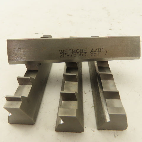 Wetmore 2B-76563 Set # 7 Hobbing Form Mill Cutters Lot Of 4