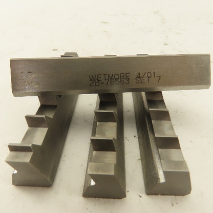 Wetmore 2B-76563 Set # 7 Hobbing Form Mill Cutters Lot Of 4