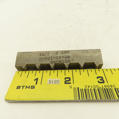 Wetmore 2B-76563 Set # 2 Hobbing Form Mill Cutters Lot Of 4