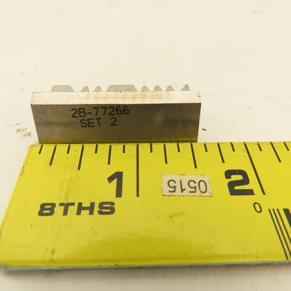 Wetmore 2B-77266 Set #3 Hobbing Form Mill Cutters Lot Of 4