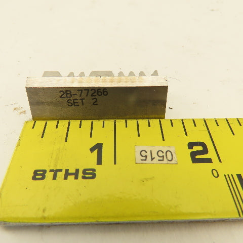 Wetmore 2B-77266 Set #3 Hobbing Form Mill Cutters Lot Of 4