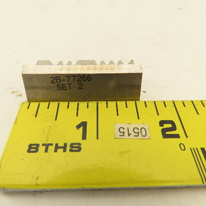 Wetmore 2B-77266 Set #3 Hobbing Form Mill Cutters Lot Of 4