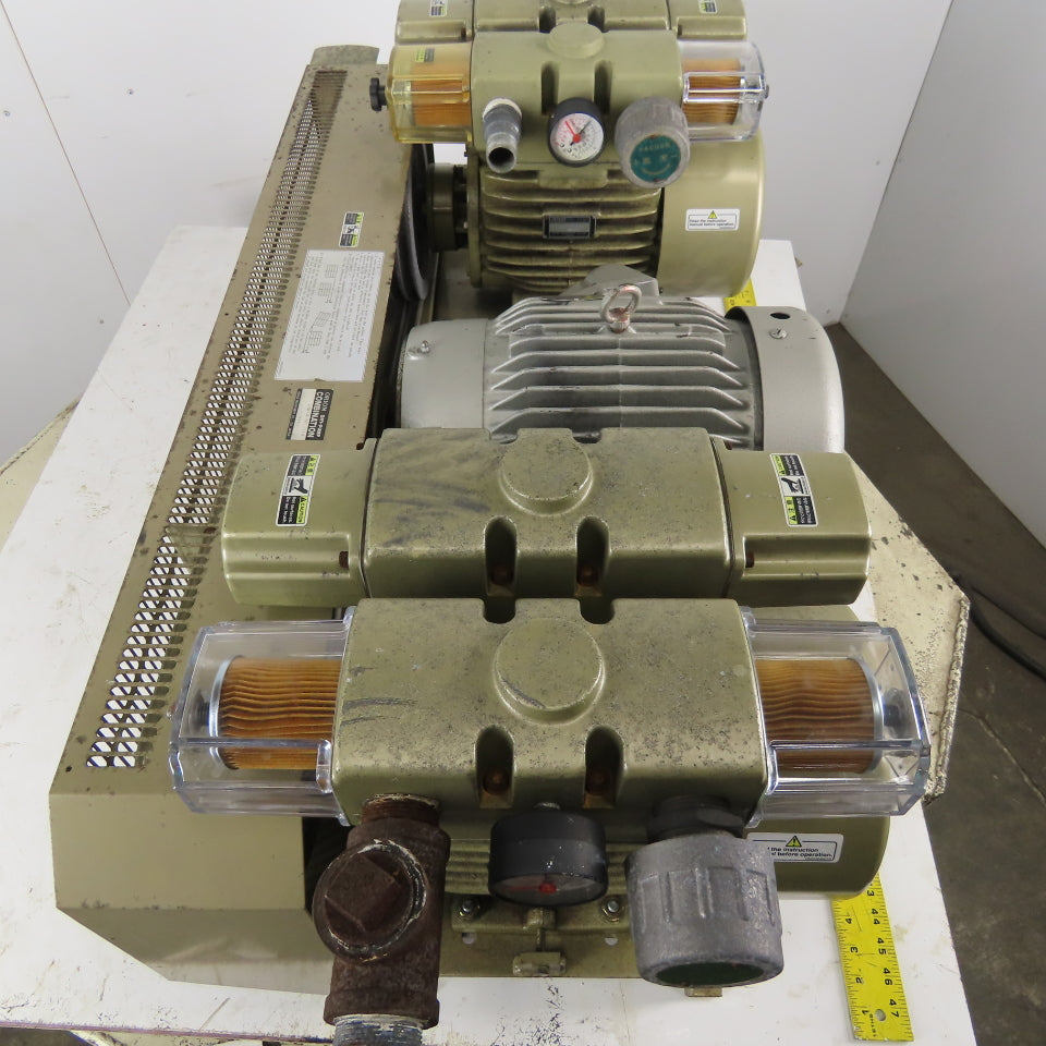 Orion KRA-10DP 5510 Orion Dry Vane Double Vacuum Pump 7.5KW 208-230/460V 3Ph