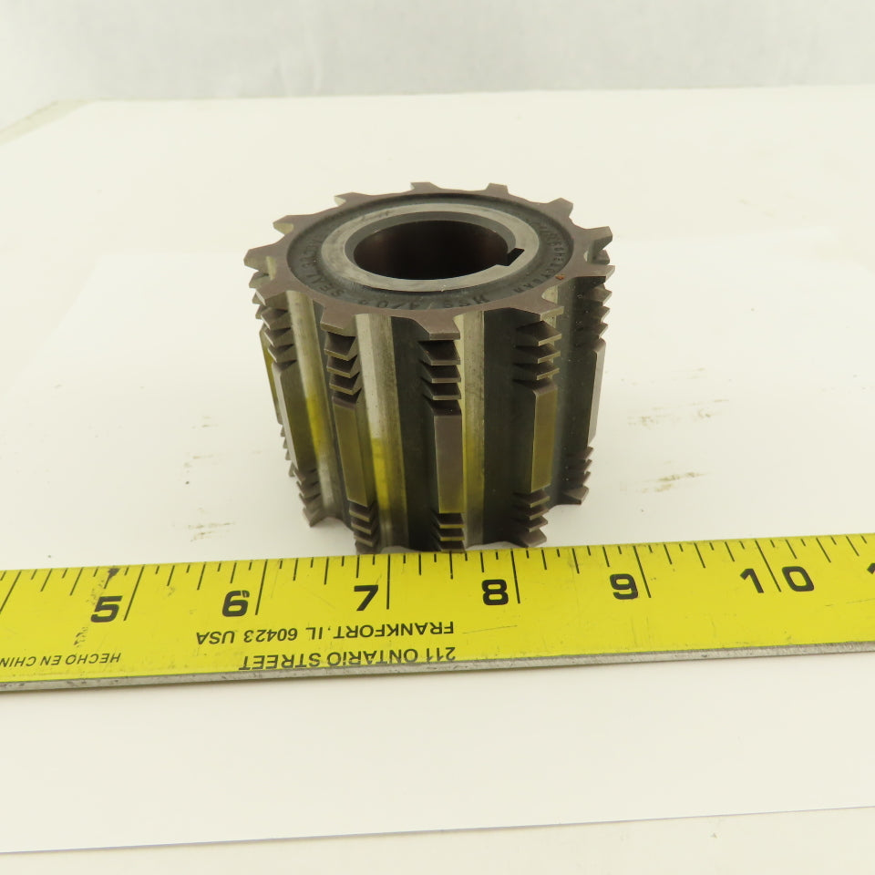 Jasco .1406P.2B-82532 # 7 Gear Hob Hobbing Cutter 1-1/4" Bore 3" OD