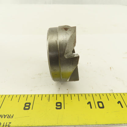 150-5212 2-1/8" OD 6 Flute Back Spotfacing Cutter 1" Pilot Lot Of 2