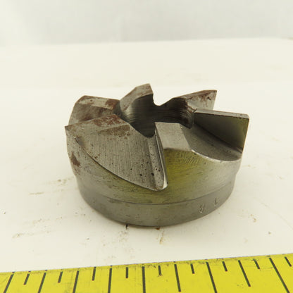 150-5212 2-1/8" OD 6 Flute Back Spotfacing Cutter 1" Pilot Lot Of 2