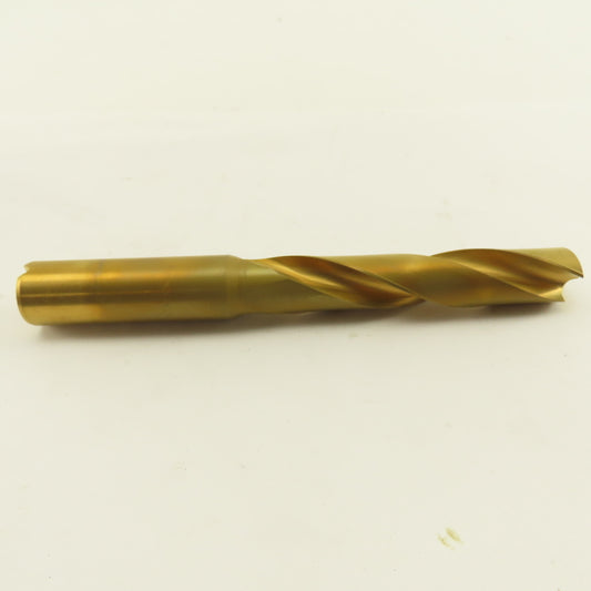Hertel B215A14500 14.50mm Dia. 2 Flute Coolant Thru Carbide CVD Coated Drill