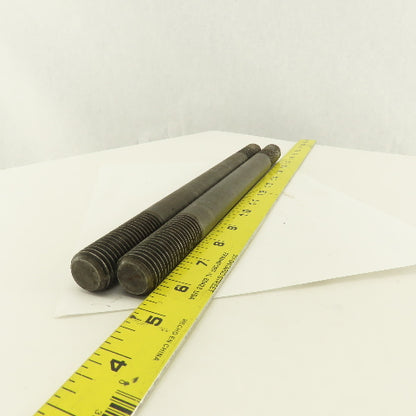 7/8-8 Threaded End Stud Hold Down 2-1/4" Thread Length 12" OAL Lot Of 2