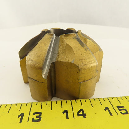 2B-74200 2-3/4" OD 6 Flute Piloted Back Spot Face Cutter 1" Pilot TiN Coated