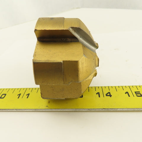 2B-74200 2-3/4" OD 6 Flute Piloted Back Spot Face Cutter 1" Pilot TiN Coated