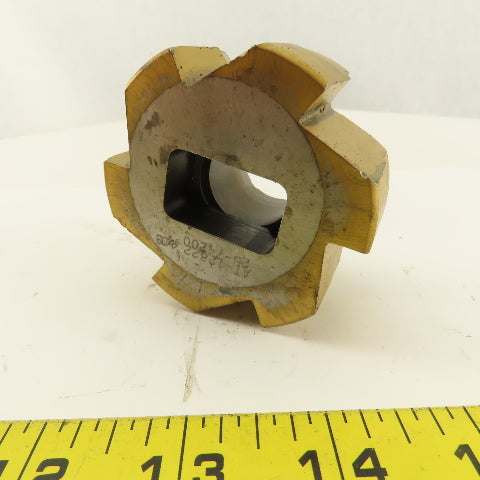 2B-74200 2-3/4" OD 6 Flute Piloted Back Spot Face Cutter 1" Pilot TiN Coated