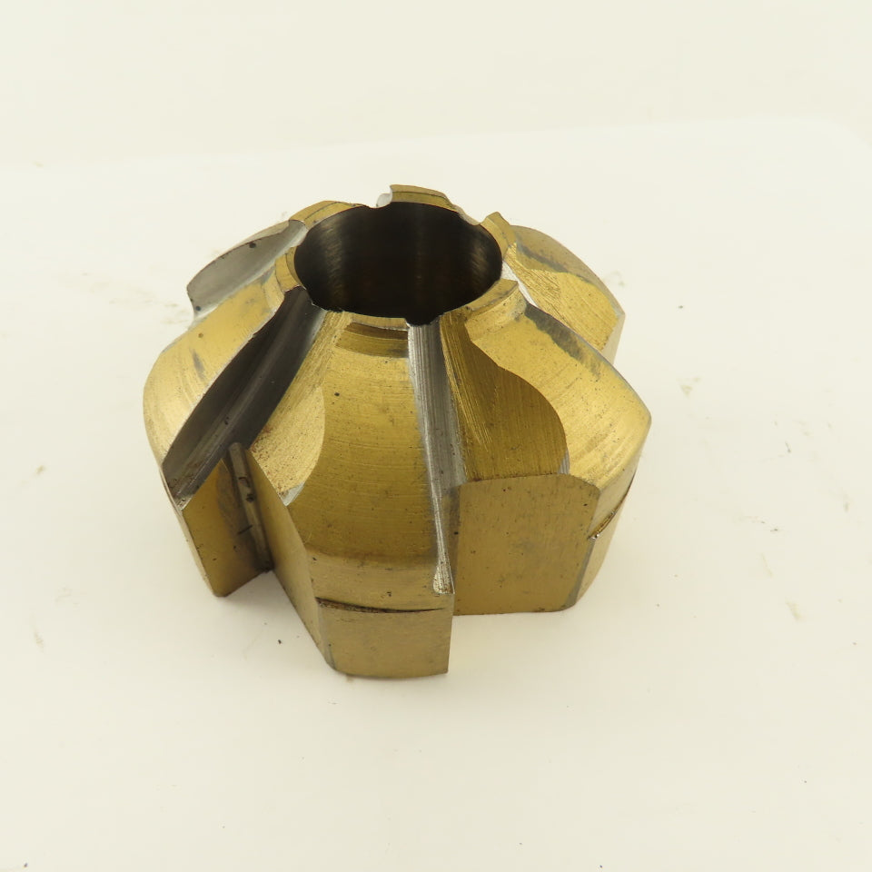 2B-74200 2-3/4" OD 6 Flute Piloted Back Spot Face Cutter 1" Pilot TiN Coated