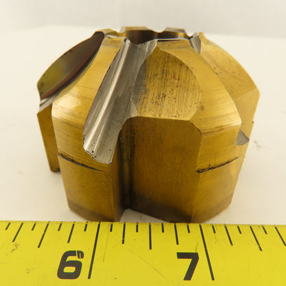 2B-74200 2-3/4" OD 6 Flute Piloted Back Spot Face Cutter 1" Pilot TiN Coated