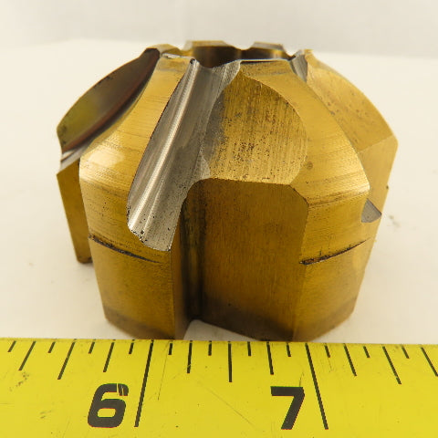 2B-74200 2-3/4" OD 6 Flute Piloted Back Spot Face Cutter 1" Pilot TiN Coated