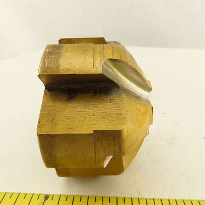 2B-74200 2-3/4" OD 6 Flute Piloted Back Spot Face Cutter 1" Pilot TiN Coated