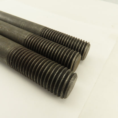7/8-8 Threaded End Stud Hold Down 2-1/4" Thread Length 10" OAL Lot Of 3