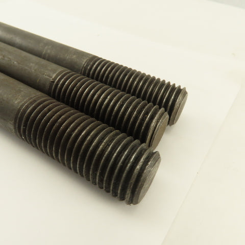 7/8-8 Threaded End Stud Hold Down 2-1/4" Thread Length 10" OAL Lot Of 3