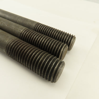 7/8-8 Threaded End Stud Hold Down 2-1/4" Thread Length 10" OAL Lot Of 3