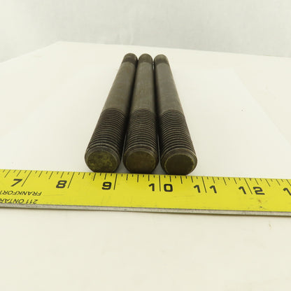 7/8-8 Threaded End Stud Hold Down 2-1/4" Thread Length 10" OAL Lot Of 3