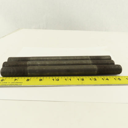 7/8-8 Threaded End Stud Hold Down 2-1/4" Thread Length 10" OAL Lot Of 3