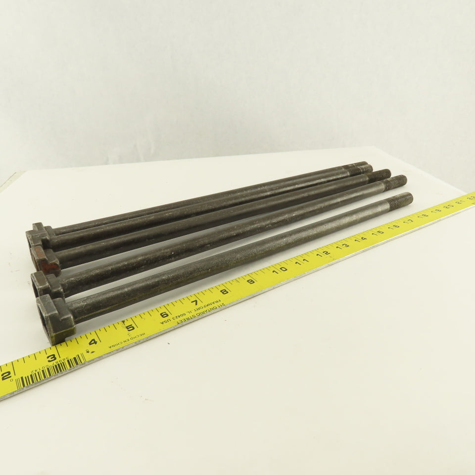 5/8-11 Threaded T-Slot Bolt 1" Head Width 17-1/2" Long Underhead Lot Of 5