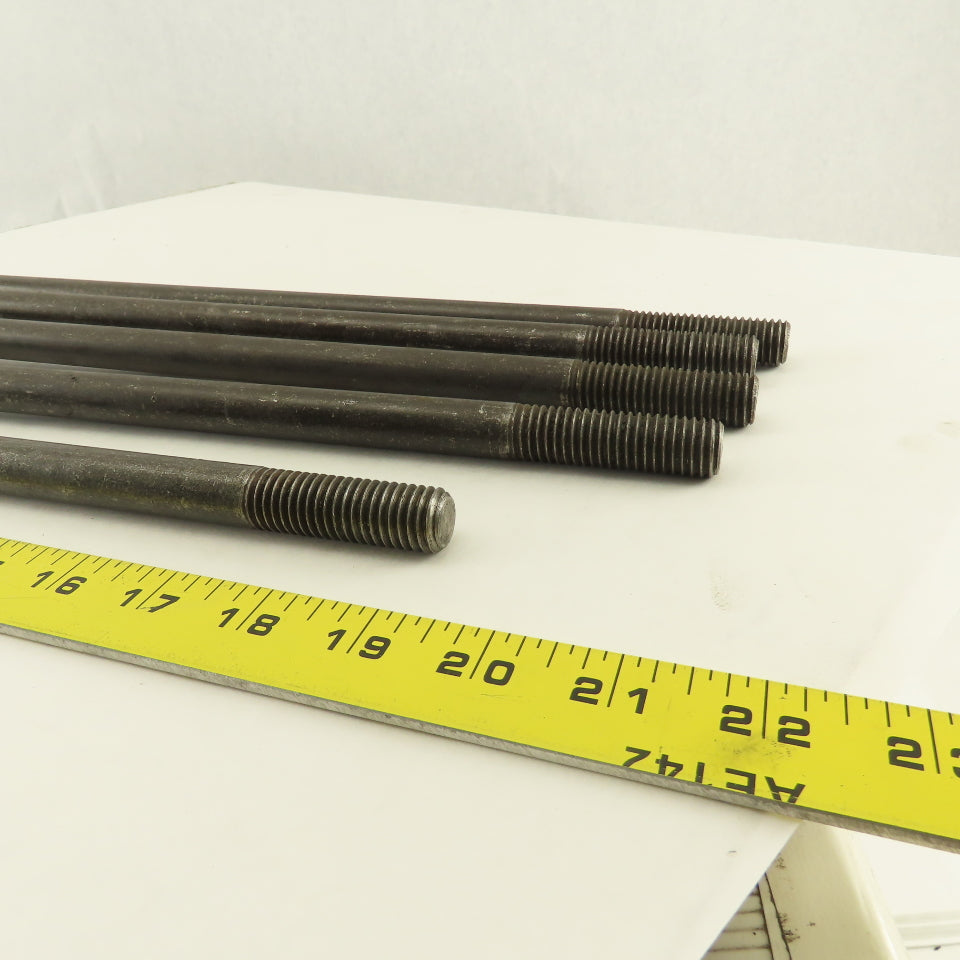 5/8-11 Threaded T-Slot Bolt 1" Head Width 17-1/2" Long Underhead Lot Of 5