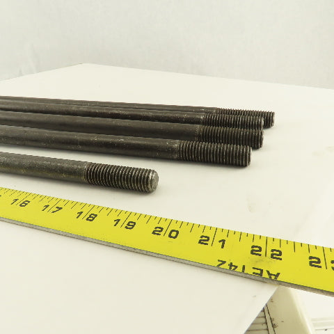 5/8-11 Threaded T-Slot Bolt 1" Head Width 17-1/2" Long Underhead Lot Of 5