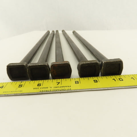 5/8-11 Threaded T-Slot Bolt 1" Head Width 17-1/2" Long Underhead Lot Of 5