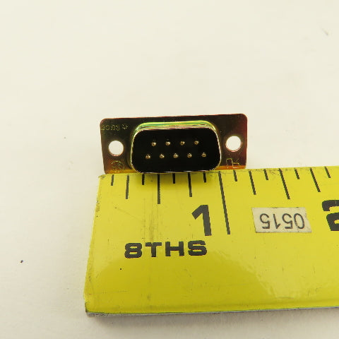 Tyco 0747904-4 9 Position Male Solder Cup D-Sub Mini Connector Lot Of 30