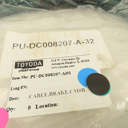 Jtekt Toyoda PU-DC008207-A-32 CM6B Brake Cable