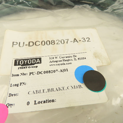 Jtekt Toyoda PU-DC008207-A-32 CM6B Brake Cable