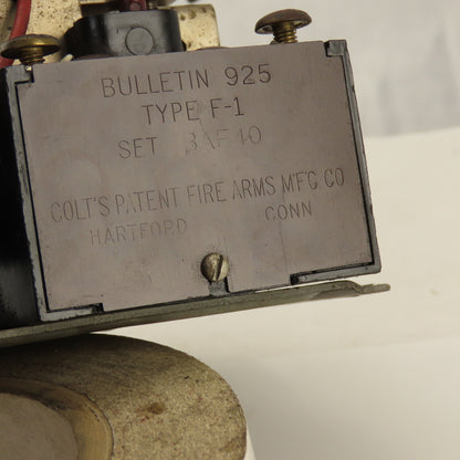 Colt's Patent Fire Arms MFG. Co. Bulletin 925 Type F-1 Rare Motor Starter 1930's