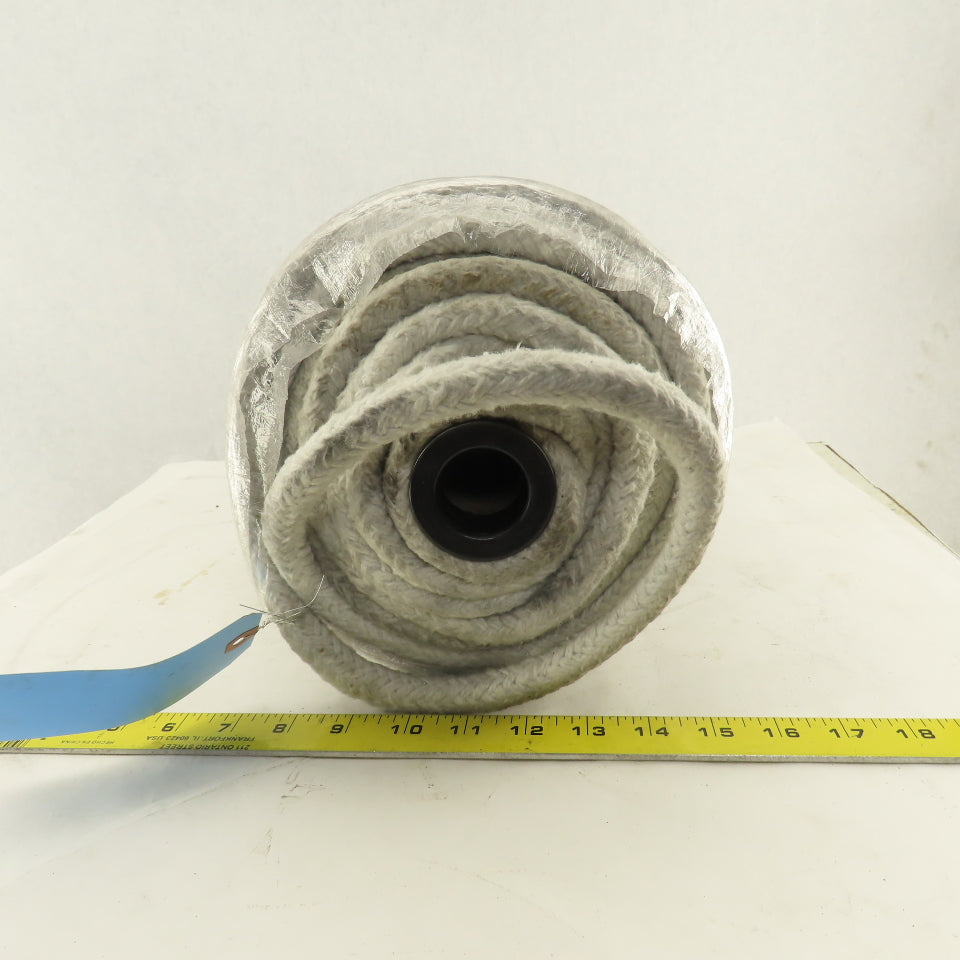 16mm OD Round Braided Glass Fiber Packing Gasket Rope Material 193'