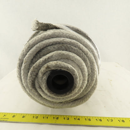 16mm OD Round Braided Glass Fiber Packing Gasket Rope Material 193'