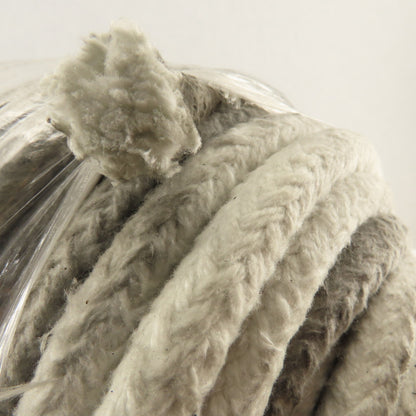 16mm OD Round Braided Glass Fiber Packing Gasket Rope Material 193'