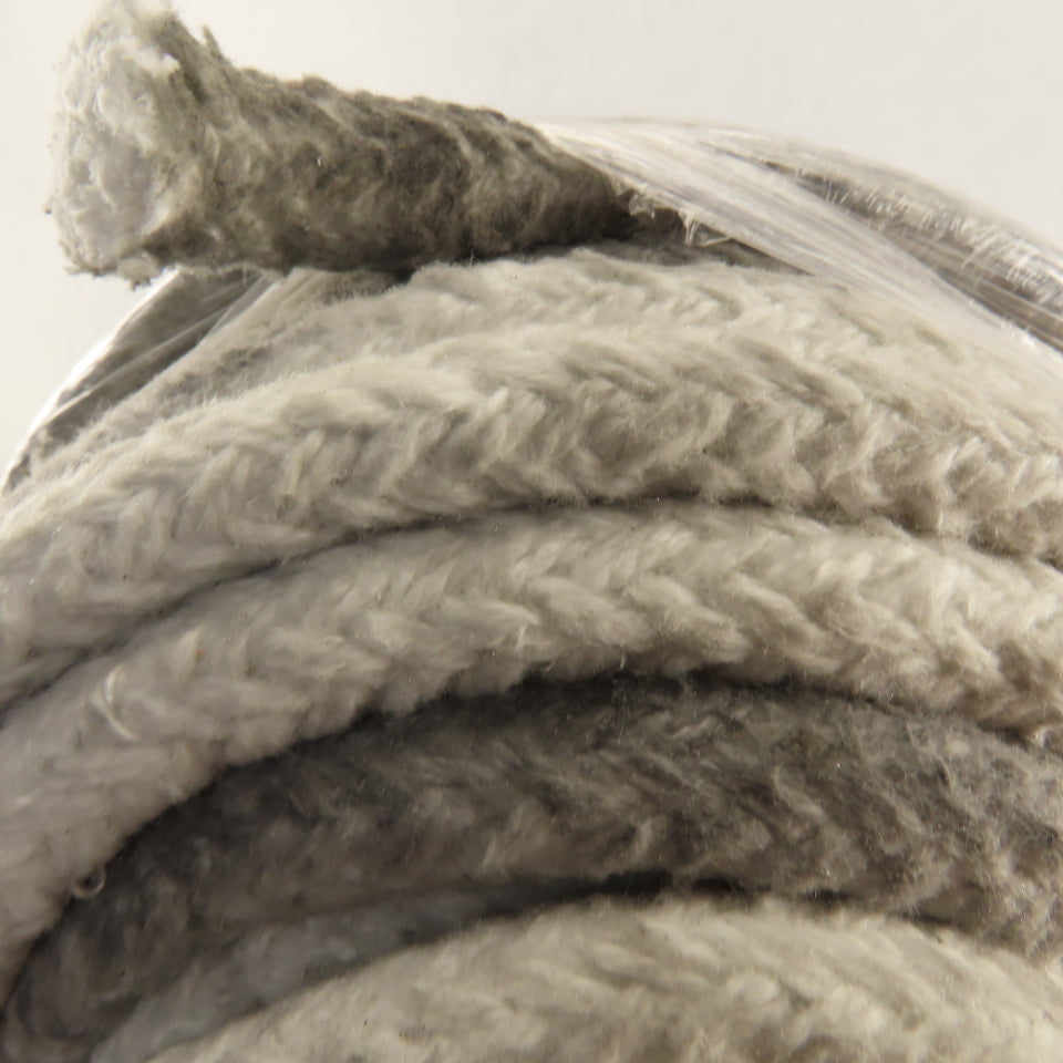 16mm OD Round Braided Glass Fiber Packing Gasket Rope Material 193'
