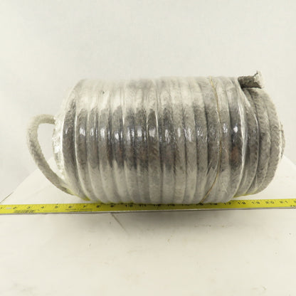 16mm OD Round Braided Glass Fiber Packing Gasket Rope Material 193'