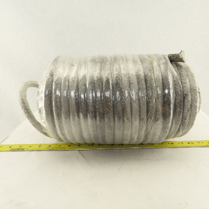 16mm OD Round Braided Glass Fiber Packing Gasket Rope Material 193'