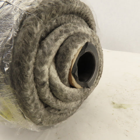 16mm OD Round Braided Glass Fiber Packing Gasket Rope Material 104'