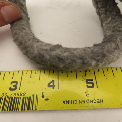 16mm OD Round Braided Glass Fiber Packing Gasket Rope Material 104'
