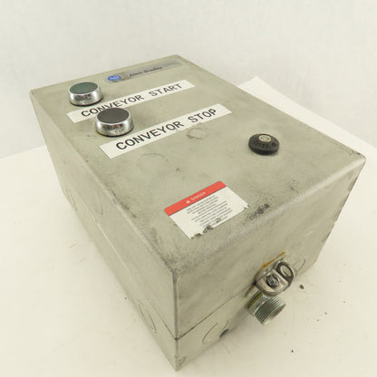 Allen Bradley 509-TAD 600V 2Hp 32A Motor Stater 120V Control Transformer Size 00