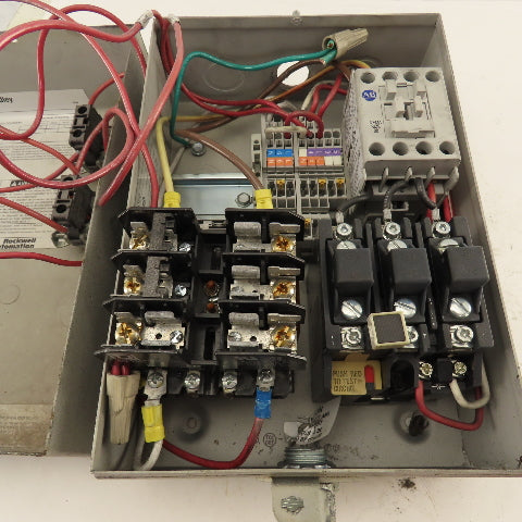 Allen Bradley 509-TAD 600V 2Hp 32A Motor Stater 120V Control Transformer Size 00