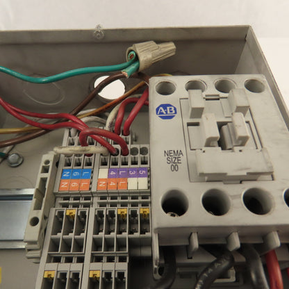 Allen Bradley 509-TAD 600V 2Hp 32A Motor Stater 120V Control Transformer Size 00