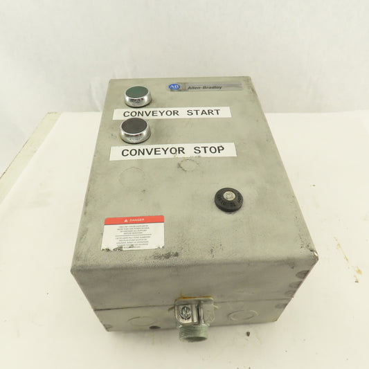 Allen Bradley 509-TAD 600V 2Hp 32A Motor Stater 120V Control Transformer Size 00