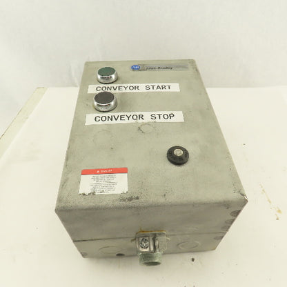 Allen Bradley 509-TAD 600V 2Hp 32A Motor Stater 120V Control Transformer Size 00