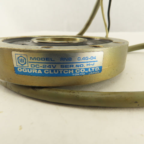 Ogura RNB 0.4G-04 24VDC Electromagnetic Clutch Brake Holding E-Stop
