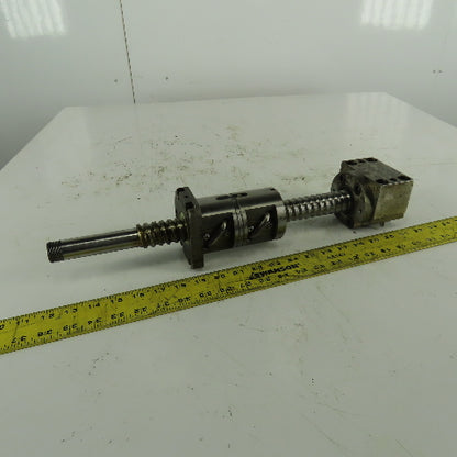 NTN 32mm Ball Screw Assembly From Okuma LB-9 X-Axis Turret Carriage 20" OAL