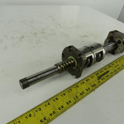 NTN 32mm Ball Screw Assembly From Okuma LB-9 X-Axis Turret Carriage 20" OAL