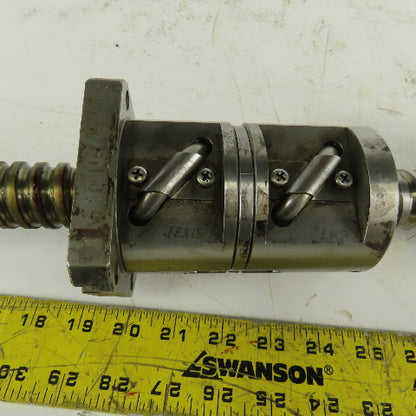 NTN 32mm Ball Screw Assembly From Okuma LB-9 X-Axis Turret Carriage 20" OAL