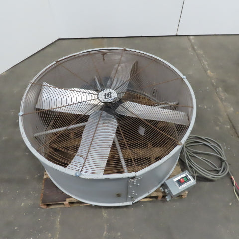 TPI 48" Belt Drive Portable Blower Drum Fan 208  3Ph